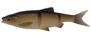 Gumená nástraha 3D LB Roach Swim N Jerk Dirty Roach 3ks 10cm